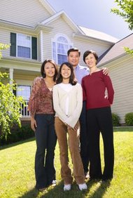 Thinkstock Images/Comstock/Getty Images Depending on several factors, you may be able to keep your home through bankruptcy.