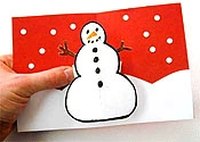 Make a Snowman Pop-Up Card