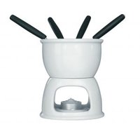 One fondue pot can provide an entire meal.