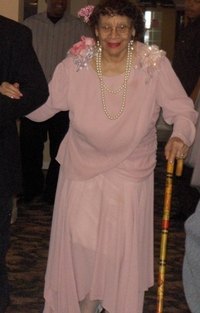 My great great aunt celebrating her 91st birthday