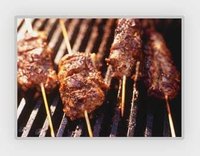 Marinades help even small pieces of meat stay tender through grilling.