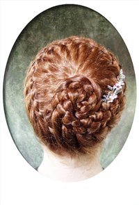 Most people imagine something like this when they hear the words "French braid."
