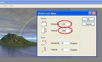 Enlarging an image