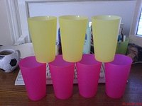 Plastic cups