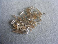 liquid silver tube beads