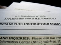 It's not difficult to fill out a passport application.