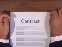Drawing up a contract