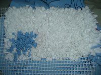 make a fluffy rag rug