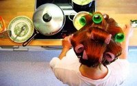 Get Wavy Hair Using Curlers