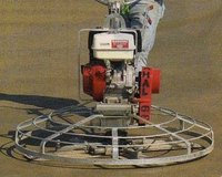 Do Concrete Floor Casting Using a Power Trowel Machine