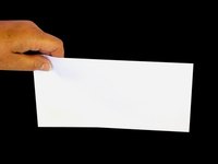 A business envelope looks professional when the address is computer printed.