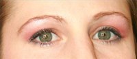 Four shades of eyeshadow in one look
