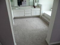 Lay a Bathroom Carpet - No Glue