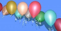 Party balloons.