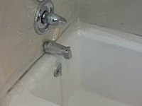 Replacing a bathtub spout can be done in less than 30 minutes