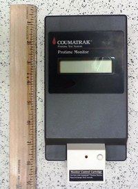 One of the original hand held PT/INR monitors