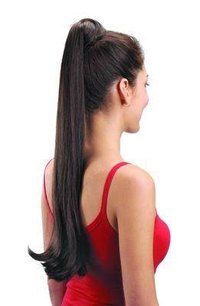 Ponytail Made With hair Extensions