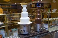 Melting chocolate for chocolate fountains is a straightforward process.