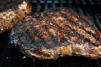 One way to cook a porterhouse steak is to start on the stove and finish it up in the oven.