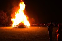 Keep your guests warm with a bonfire, but keep them safe, too.