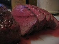 Making top round in a pressure cooker greatly reduces cooking time