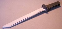 An origami sword
