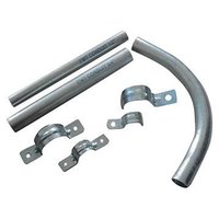 EMT conduit fittings and straps