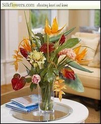 Arrange Silk Flowers in a Vase