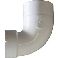 A closet bend runs from the bottom of the toilet drain and bends toward the main sewage line.