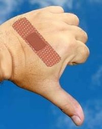 Removing Adhesive Bandage