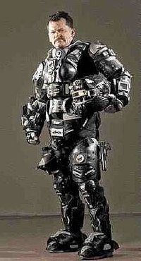 This is homemade ballistic armor, but not mine.