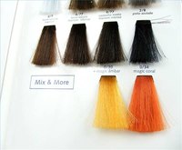Hair color swatches.