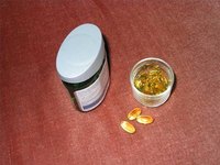 Fish oil may be taken in capsule form or liquid form.
