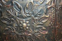 Paint and Distress Tin Ceiling Tiles