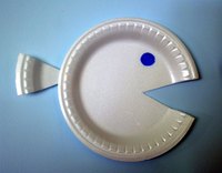 Paper-plate whale