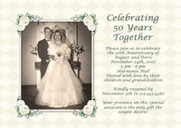 Honor your parents with a thoughtful and exciting 50th anniversary party.