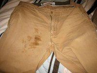 Stained clothes