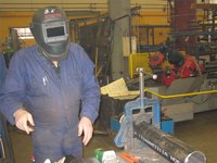 Setting up a welding shop requires preparation and equipment.