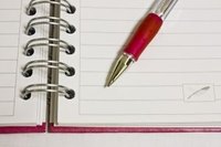Take notes that can be used to fill out the therapy plan form.