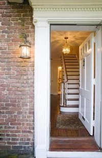Clean exterior brick walls as needed to properly maintain your home.