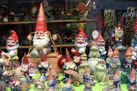 Garden gnomes and other garden greenware can be repaired with white glue.