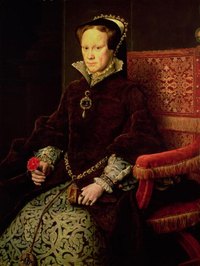 A painting of Queen Mary I, believed to be the inspiration for the Blood Mary game.