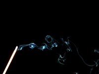 Burning incense