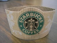 The classic Starbucks sleeve