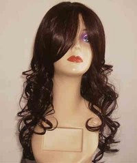 A synthetic wig.