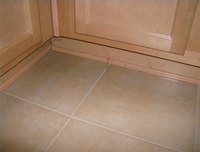 Typical cabinet base molding