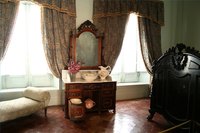Drapery tiebacks are attractive finishing touches to window treatments.