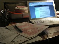 Filing taxes online is an alternative to filling out traditional paper forms.
