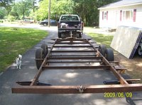 This old trailer became our camper!