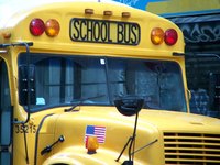 You can make a school bus craft out of a shoe box and art supplies.